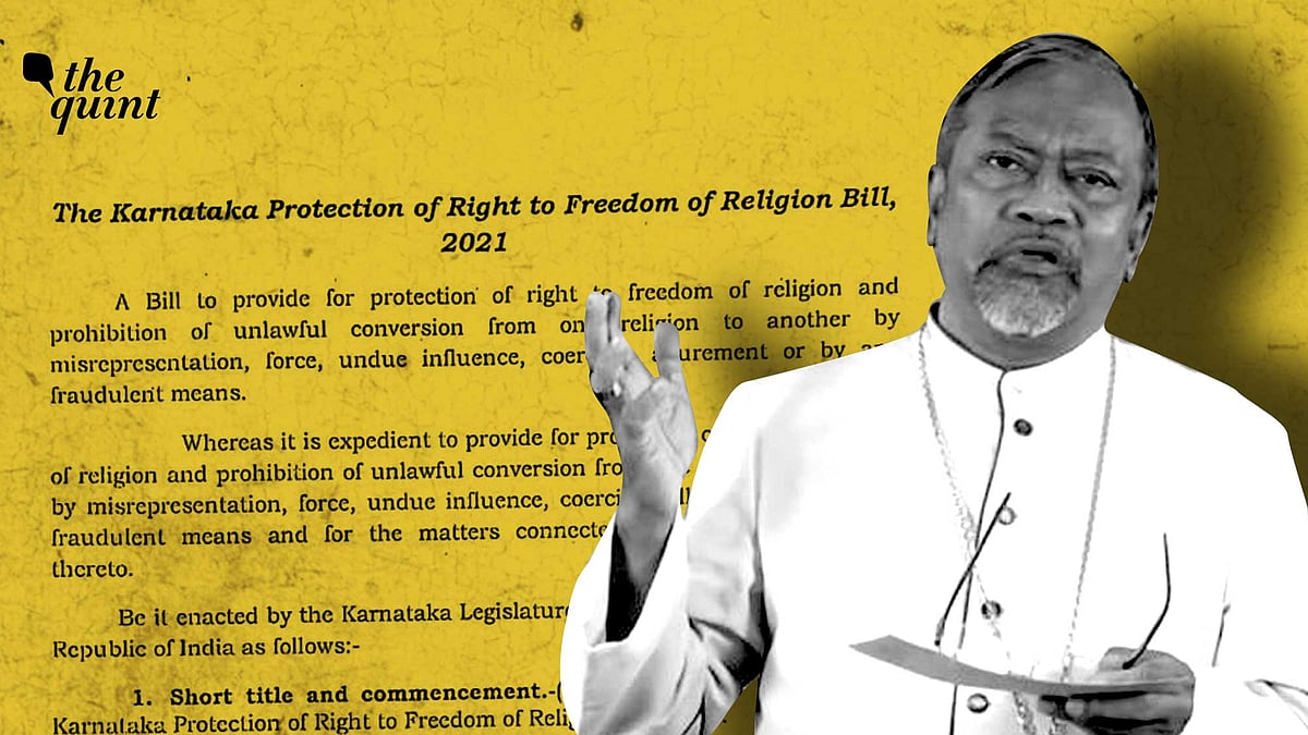 <div class="paragraphs"><p>The Christians in Karnataka are hurt by the provisions of the anti-conversion bill and more, says Archbishop of Bengaluru Peter Machado to The Quint.</p></div>