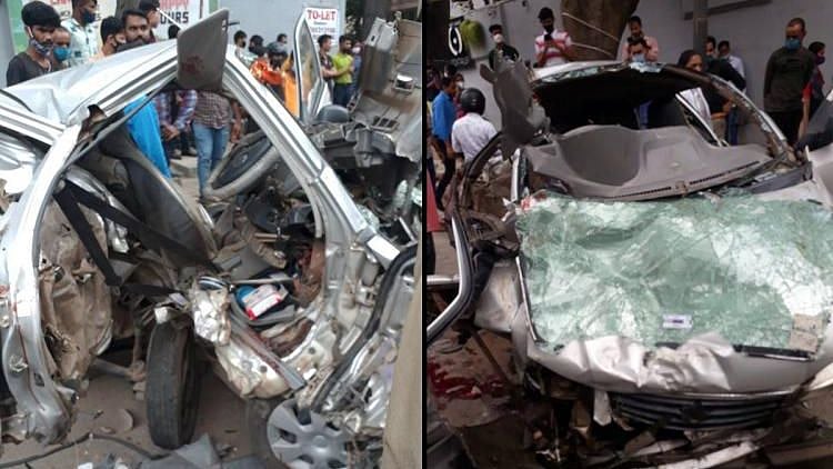 <div class="paragraphs"><p>The 80 Feet Road at Bengaluru's Indiranagar on Tuesday, 7 December witnessed a major accident in which an allegedly speeding Mercedes Benz crashed a car that was in front of it and damaged multiple vehicles, leading to a massive pile up.</p></div>