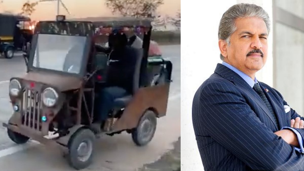 <div class="paragraphs"><p>Man builds four wheeler car in Mahrashtra out of scraps, impressed Anand Mahindra.</p></div>