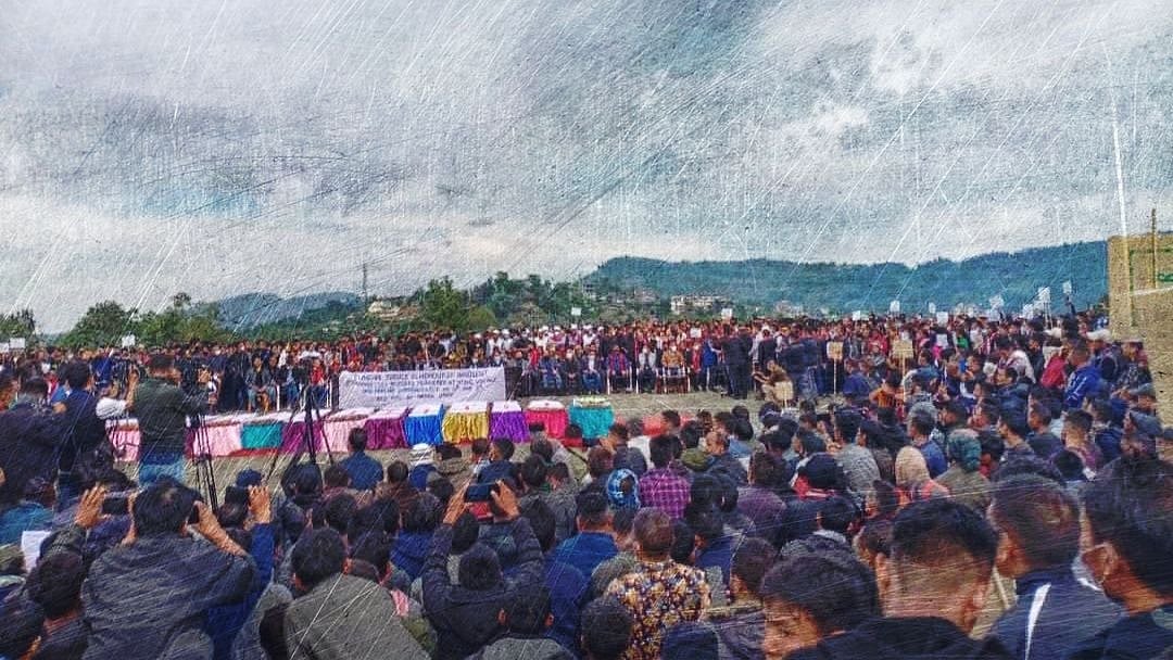 <div class="paragraphs"><p>Funeral service of the deceased villagers in Nagaland</p></div>