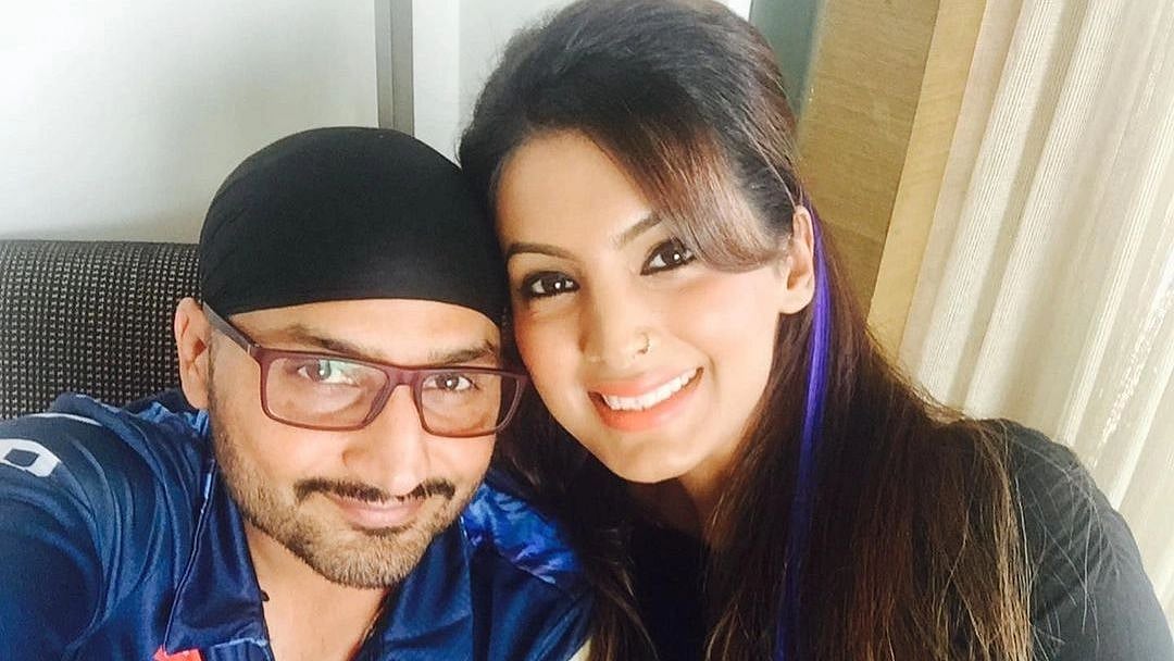 <div class="paragraphs"><p>Harbhajan Singh & Geeta Basra.</p></div>