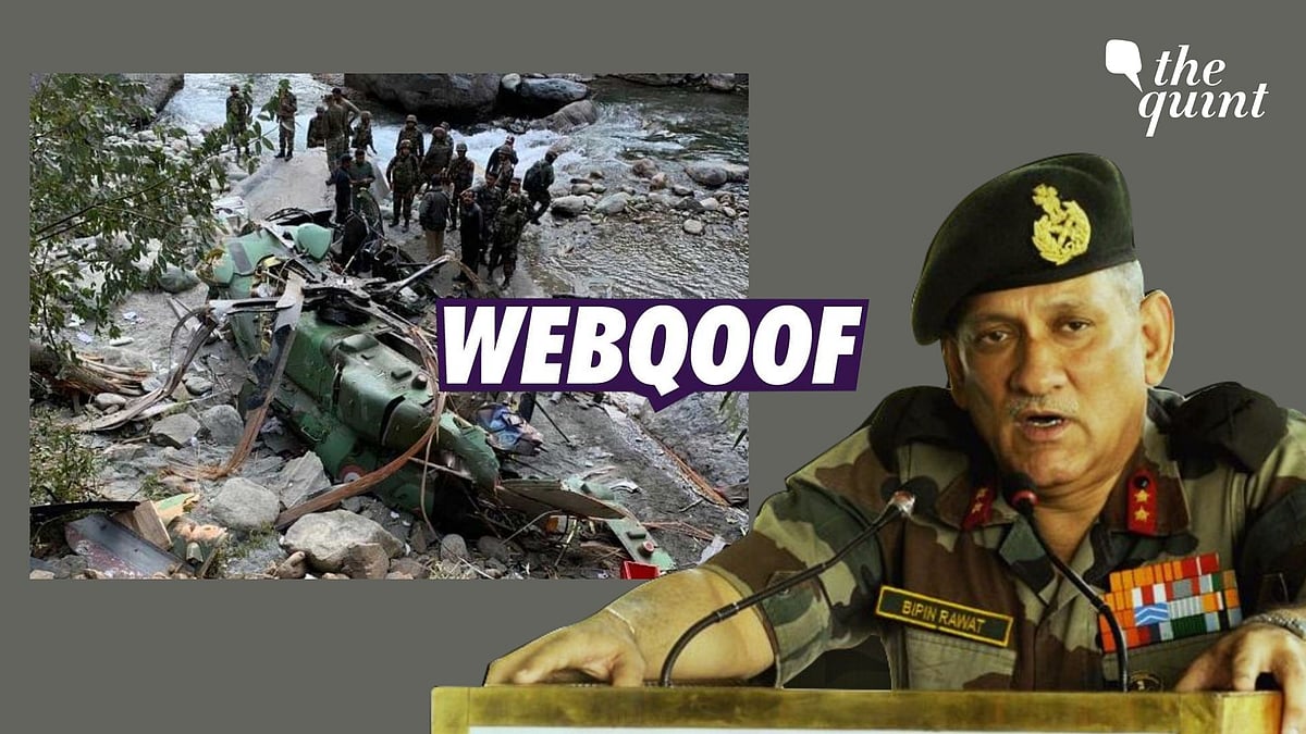 <div class="paragraphs"><p>An old image from Jammu's Poonch district was falsely linked to the helicopter crash that took place in Tamil Nadu's Coonoor.</p></div>