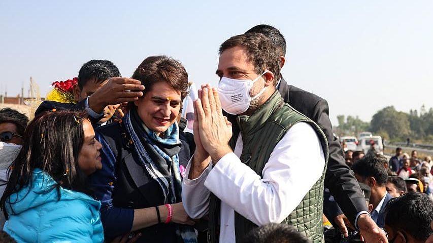 <div class="paragraphs"><p>Ahead of the Assembly elections in 2022, Congress MP Rahul Gandhi and General Secretary Priyanka Gandhi Vadra set on a <em>padayatra</em> (foot march) on Saturday, 18 December, in Rahul Gandhi's former Lok Sabha constituency, Amethi.</p></div>