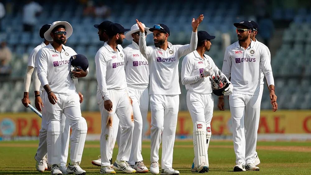<div class="paragraphs"><p>The Indian Cricket team successfully defeated New Zealand on Monday.</p></div>