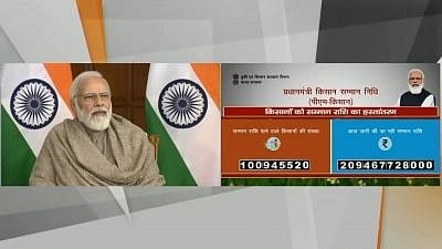 <div class="paragraphs"><p>Prime Minister Narendra  Modi releases the 10th instalment of financial benefit under PM Kisan Samman Nidhi (PM-KISAN) scheme. </p></div>