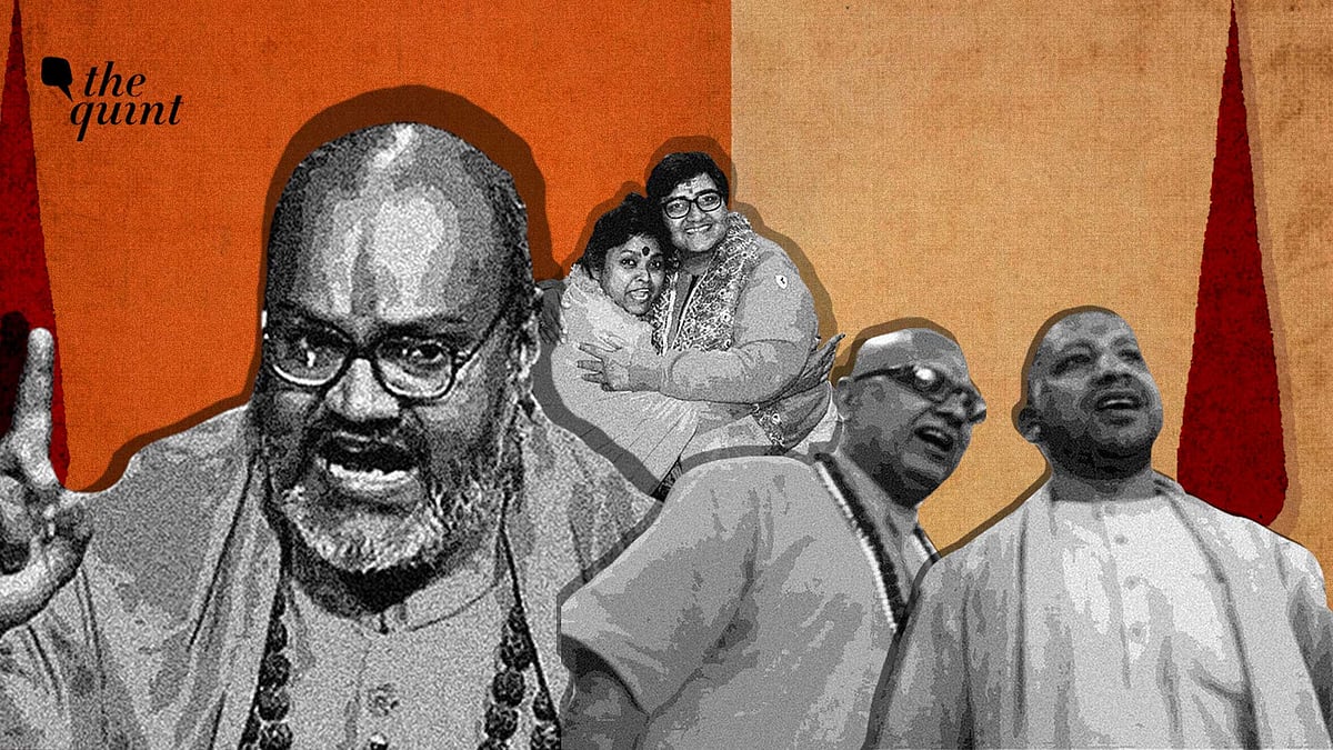 <div class="paragraphs"><p>Many of the speakers of the Haridwar Dharam Sansad have had a history of appearances and association with top BJP leaders. </p></div>