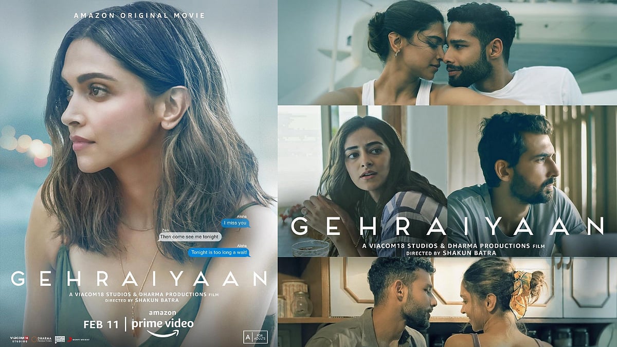 <div class="paragraphs"><p>The character posters for Deepika Padukone and Siddhant Chaturvedi-starrer <em>Gehraiyaan </em>released on the latter's birthday.</p></div>