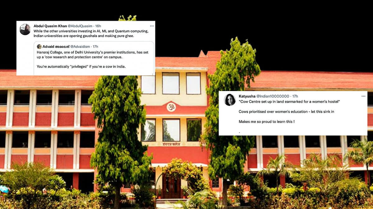 <div class="paragraphs"><p>Hansraj College's Cow Centre draws flak online.</p></div>