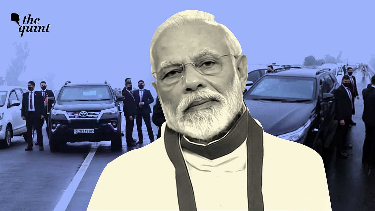 <div class="paragraphs"><p>PM Modi's convoy was stuck near Ferozepur in Punjab. </p></div>