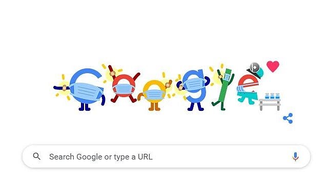 <div class="paragraphs"><p>Google Doodle on importance of Covid Vaccine and Mask</p></div>