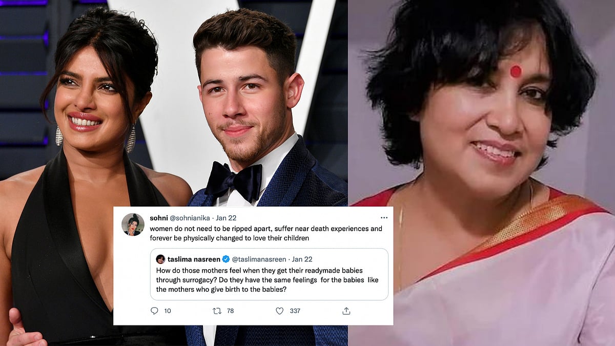 <div class="paragraphs"><p>Taslima Nasreen called out for remarks on surrogacy.</p></div>
