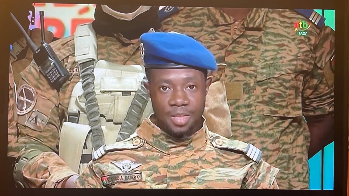 <div class="paragraphs"><p>The military announcing the coup on national television. </p></div>