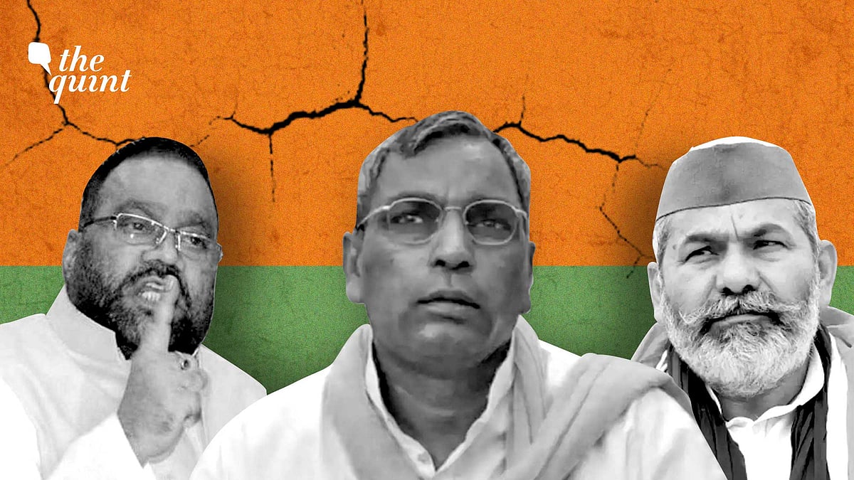 <div class="paragraphs"><p>Swami Prasad Maurya, Om Prakash Rajbhar, and Rakesh Tikait engaged with the BJP in different ways.</p></div>