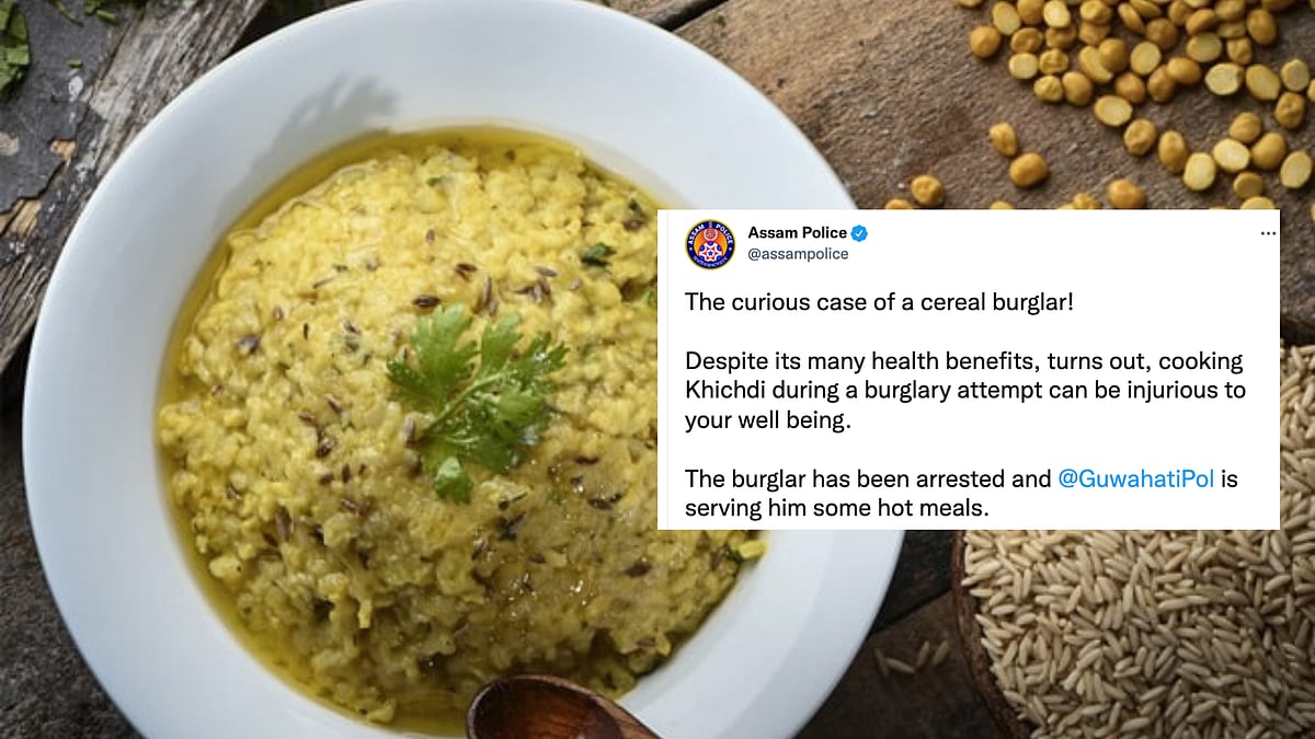 <div class="paragraphs"><p>Assam thief caught in the middle of burglary cooking Khichdi.</p></div>