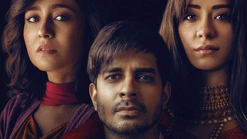 <div class="paragraphs"><p>Tahir Raj Bhasin, Anchal Singh, and Shweta Tripathi in the poster for <em>Yeh Kaali Kaali Ankhein.</em></p></div>
