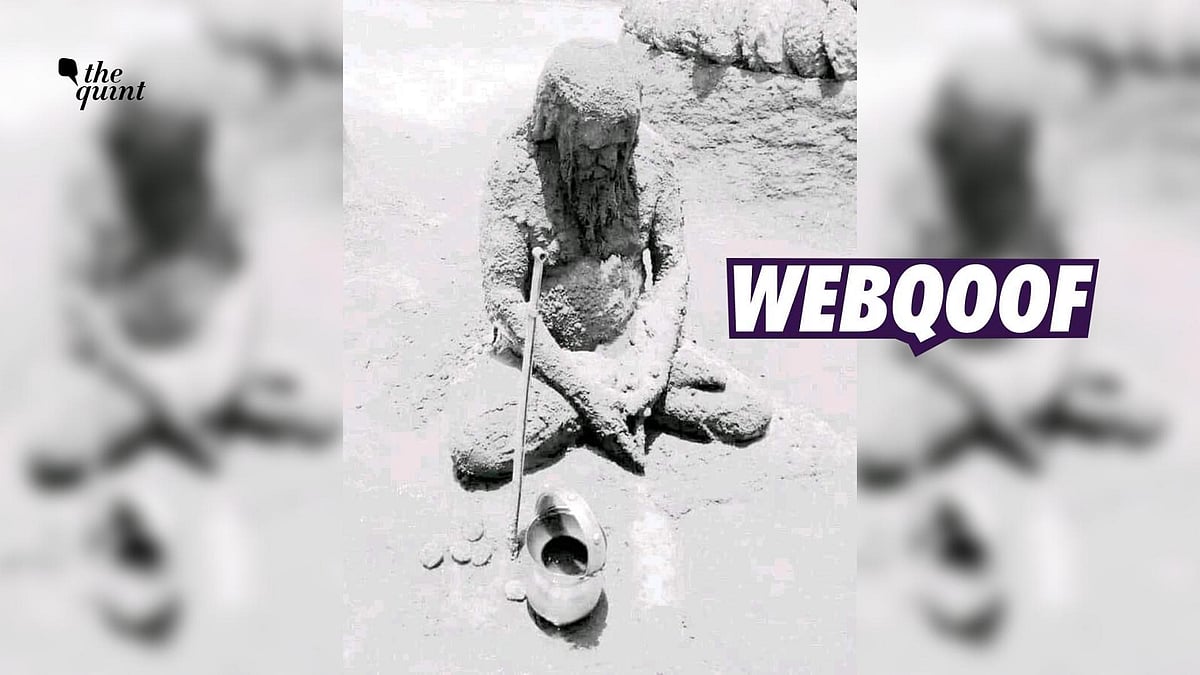 <div class="paragraphs"><p>The claim states that the seer covered in snow is seen meditating in the Himalayas. </p></div>