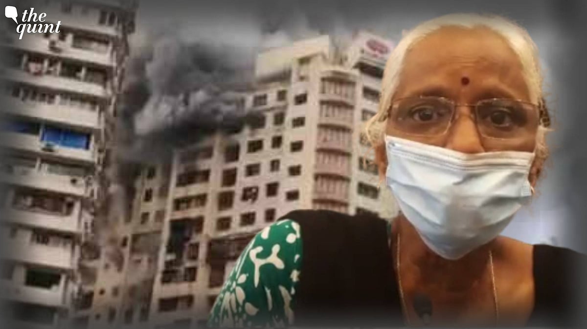 <div class="paragraphs"><p>Nanda Chavan, a resident of the building, told us that they just rushed out of the building as the fire broke out.&nbsp;</p></div>