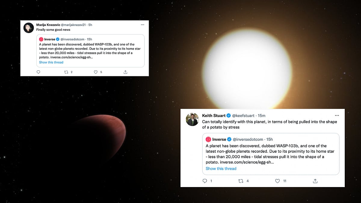 <div class="paragraphs"><p>Astronomers discover potato-shaped planet.</p></div>