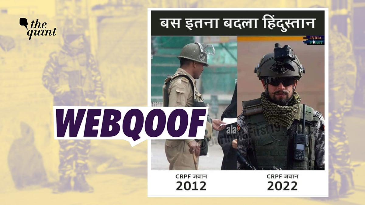 <div class="paragraphs"><p>Fact-Check | The comparison was misleading as it showed CRPF personnel from two different units.</p></div>
