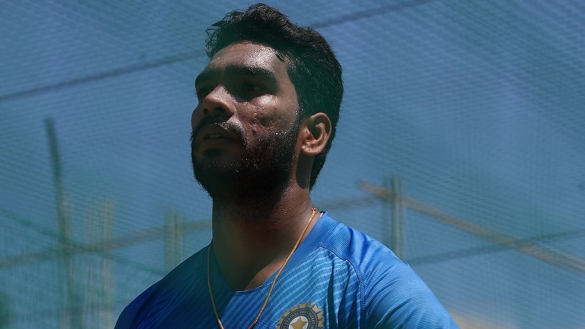 <div class="paragraphs"><p>Venkatesh Iyer in training </p></div>