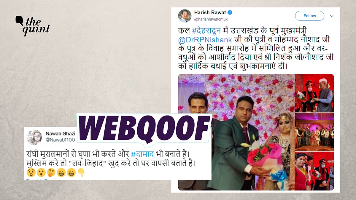 <div class="paragraphs"><p>Fact-Check | Dr Shreyasi Nishank didn't marry a person from a different community.</p></div>