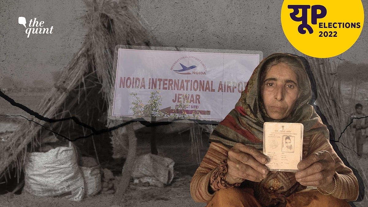 <div class="paragraphs"><p>Uttar Pradesh Elections | Farmers, whose land was acquired by the UP government to build the ambitious Jewar airport five year ago, are still awaiting compensation. </p></div>