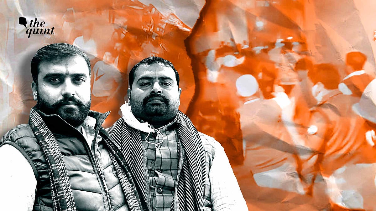 <div class="paragraphs"><p>BJP Yuva Morcha members Gaurav Rajawat and Shailu Pandit.&nbsp;</p></div>