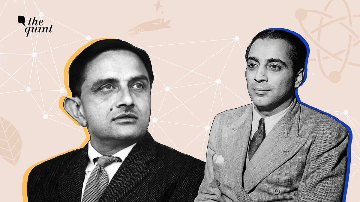 <div class="paragraphs"><p>Vikram Sarabhai (left) and Homi J Bhabha (right).</p></div>