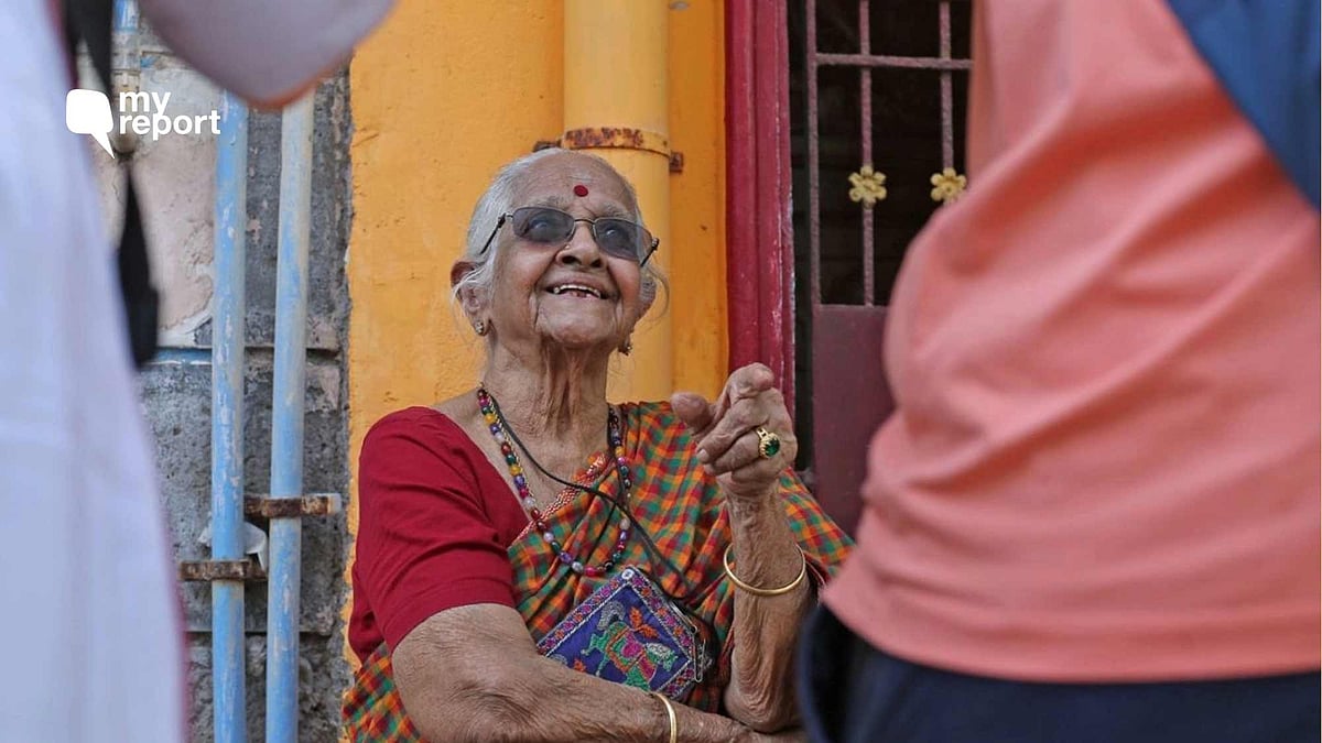 <div class="paragraphs"><p>Kamakshi paati is contesting the local bodies poll in ward 174 as an independent candidate. </p></div>