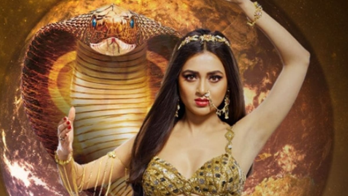 <div class="paragraphs"><p>Tejasswi Prakash in a poster of <em>Naagin 6.</em></p></div>