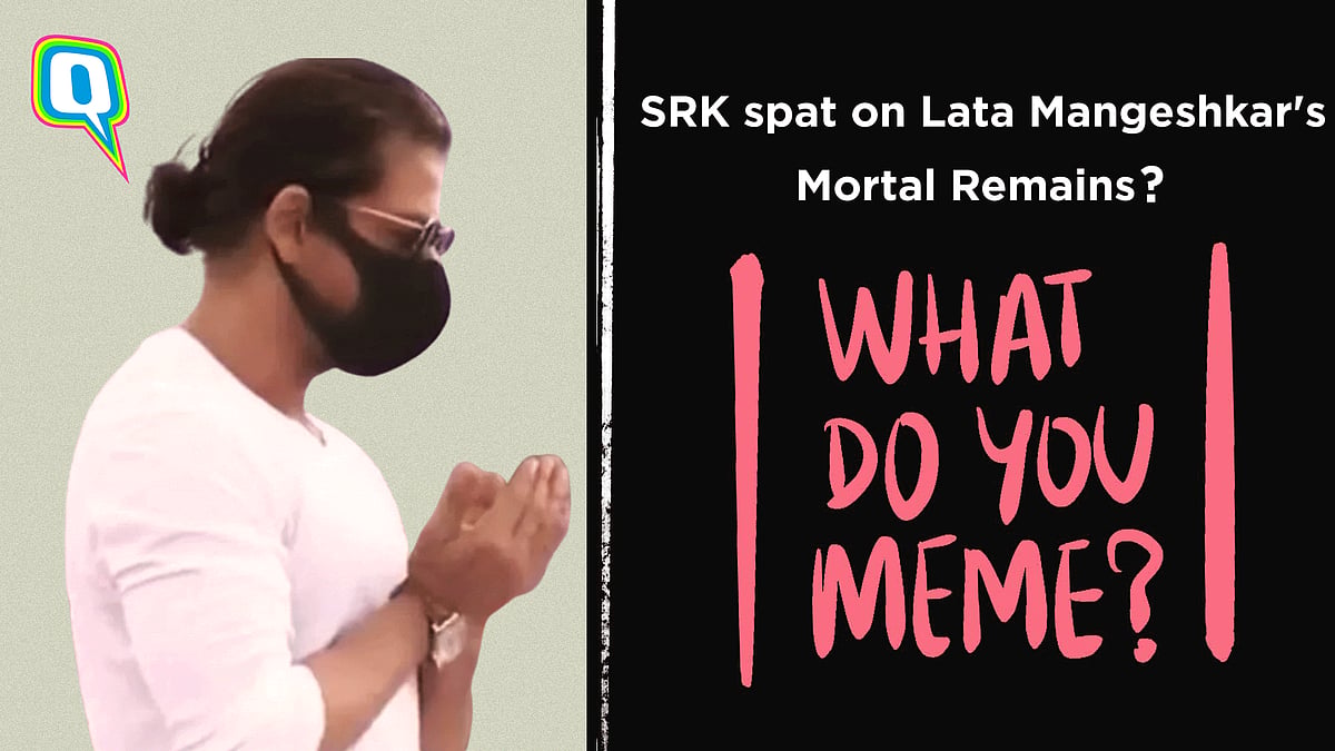 <div class="paragraphs"><p>SRK offering dua at Lata Mangeshkar's funeral.</p></div>