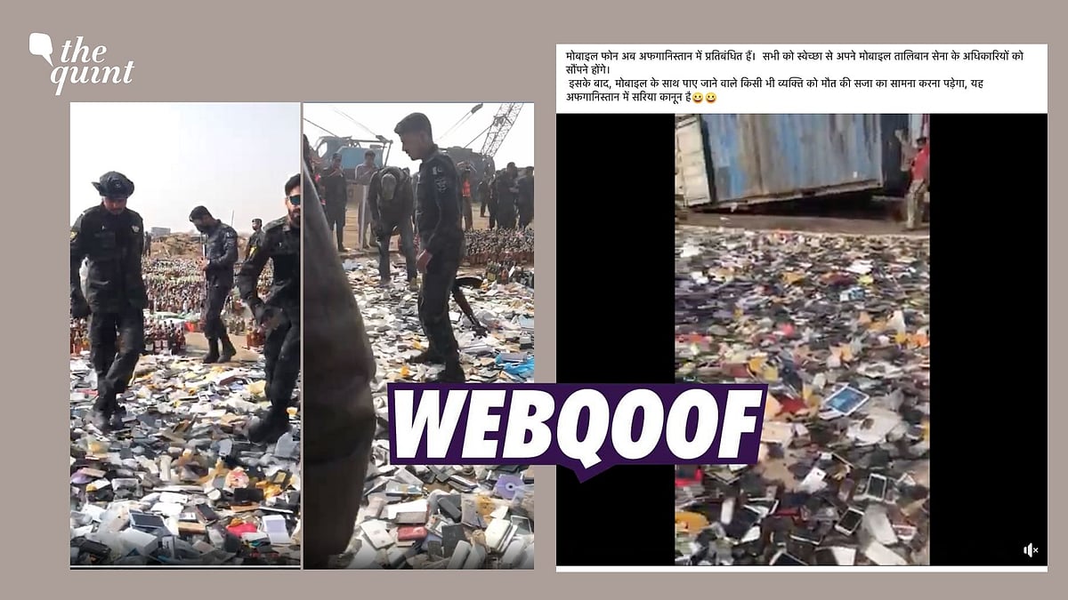 <div class="paragraphs"><p>The video shows Pakistan's Customs officials destroying seized goods.</p></div>