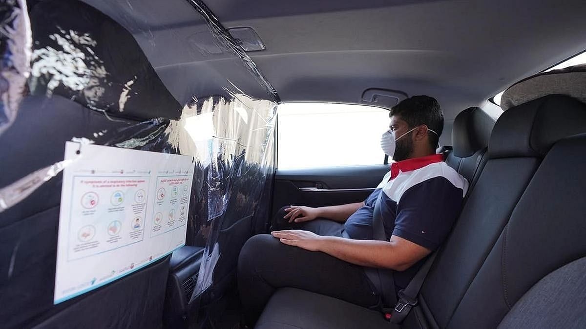<div class="paragraphs"><p>There will no longer be a penalty on people not wearing masks and travelling together in private four-wheelers in Delhi. The image is&nbsp;used for representation purposes only.</p></div>