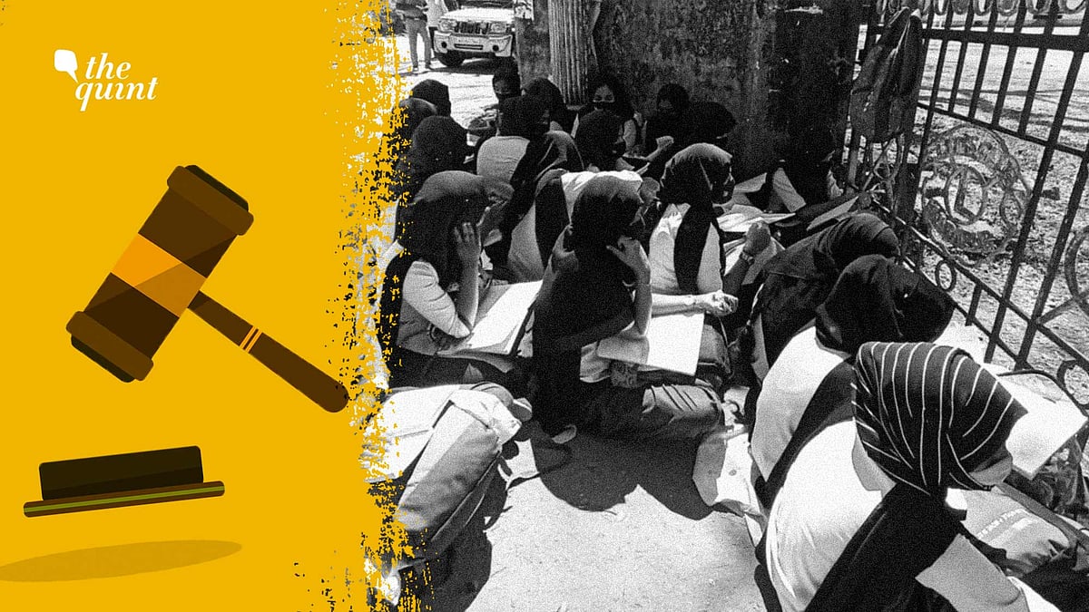 <div class="paragraphs"><p>Muslim students in Karnataka denied entry to their PUC because of hijabs.&nbsp;</p></div>