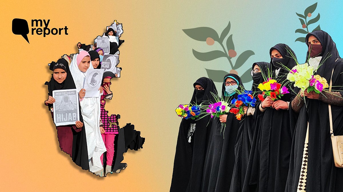 <div class="paragraphs"><p>Kashmiri women stand in solidarity with Karnataka students.</p></div>
