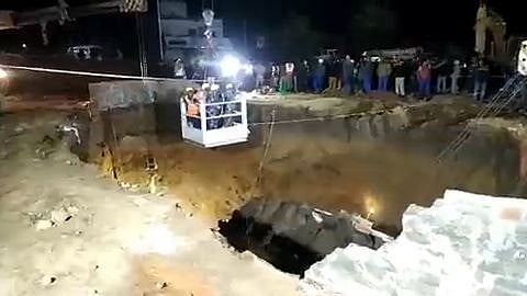 <div class="paragraphs"><p>The under-construction tunnel of the Bargi underground canal in Sleemanabad in Katni district of Madhya Pradesh collapsed on Saturday night, leading to the nine workers at the site getting trapped inside the structure.</p></div>