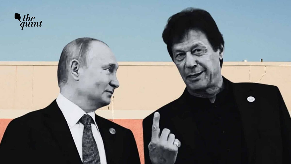 <div class="paragraphs"><p>Pakistan's former Prime Minister Imran Khan and Russian President Vladimir Putin. </p></div>