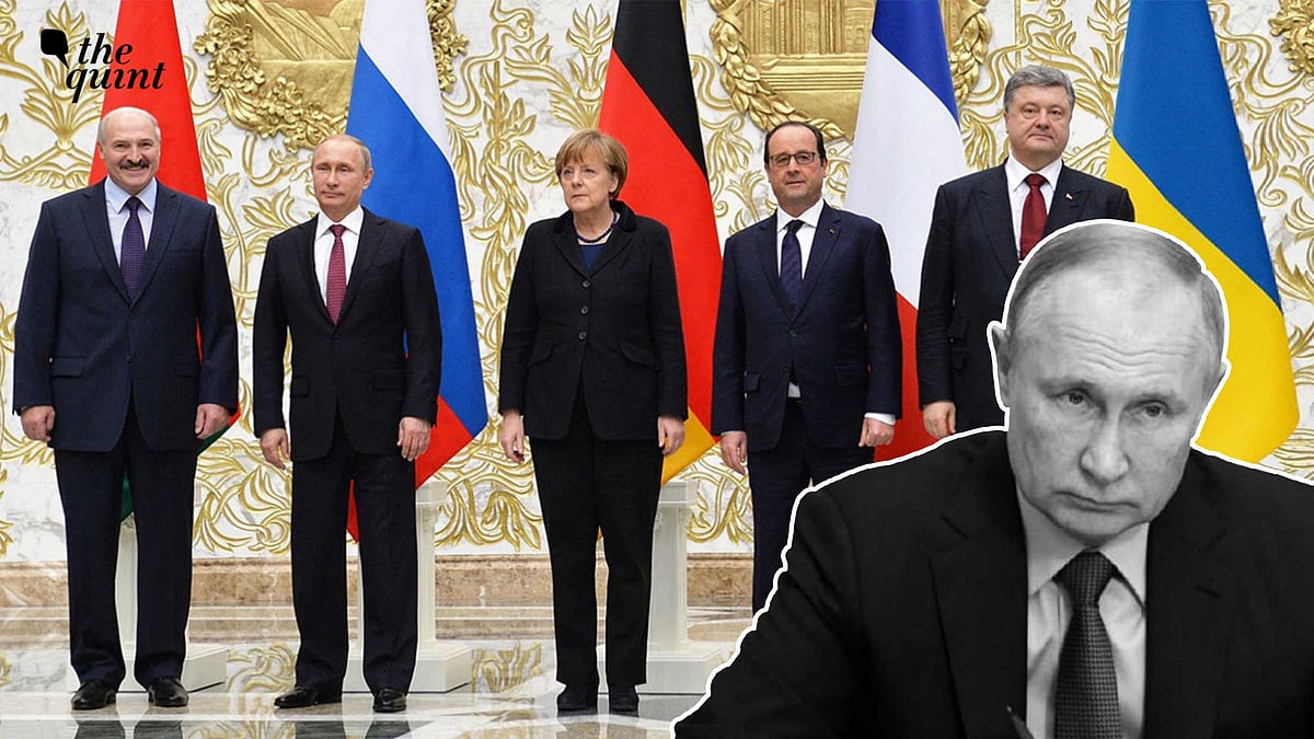 <div class="paragraphs"><p>The Minsk Accords were signed in 2014-15 to de-escalate the conflict in Donbas.&nbsp;</p></div>