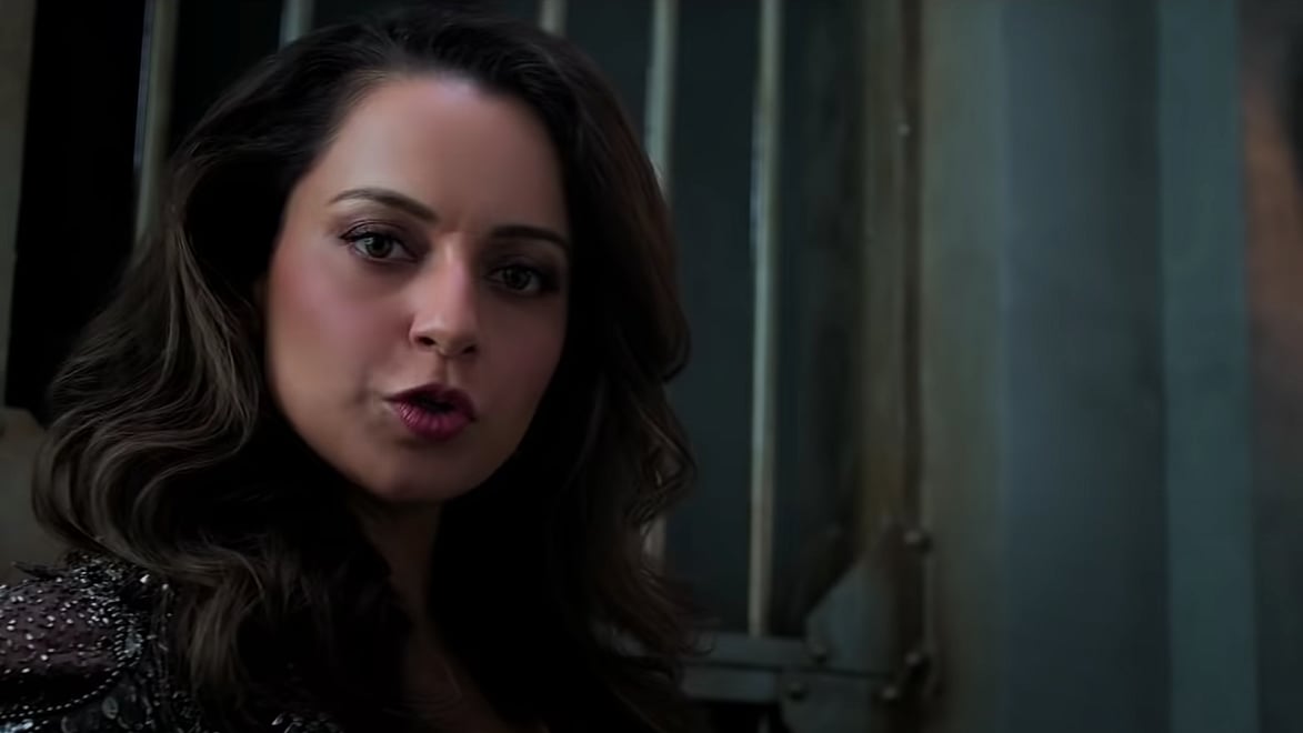 <div class="paragraphs"><p>Kangana Ranaut in the promo of <em>Lock Upp.</em></p></div>