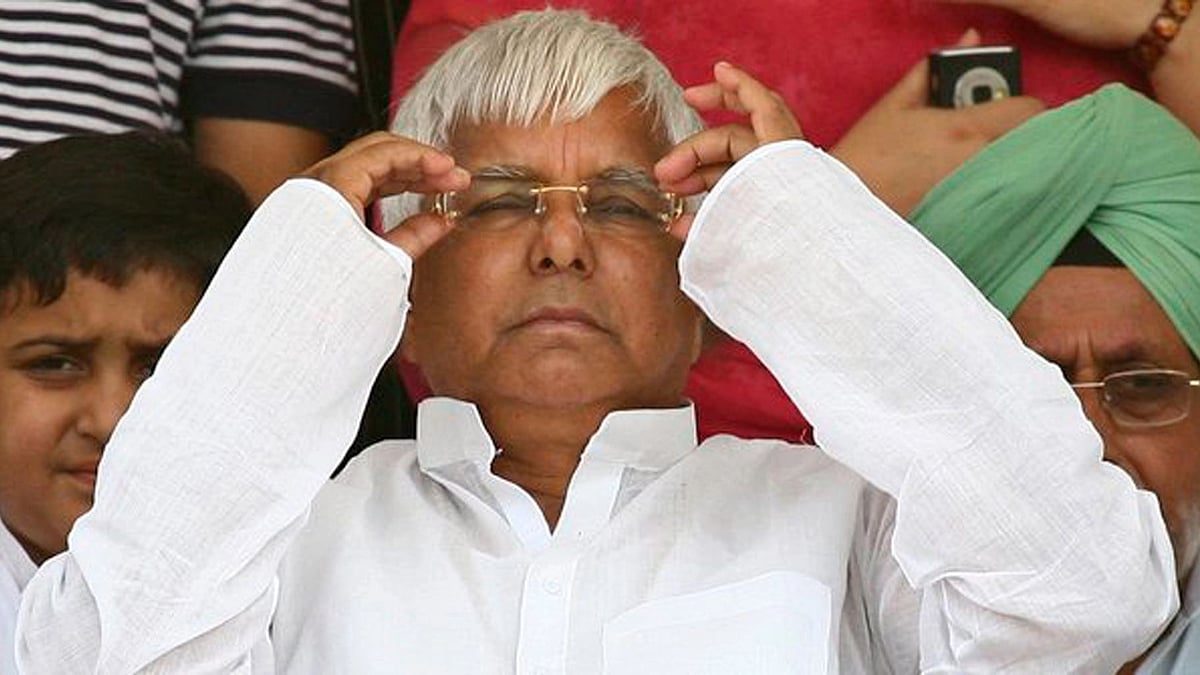 File photo of Rashtriya Janata Dal (RJD) chief Lalu Prasad Yadav.