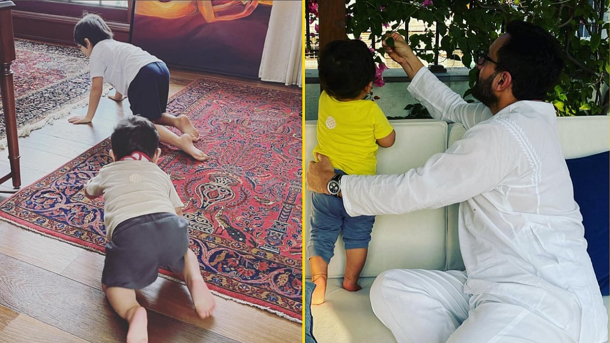 <div class="paragraphs"><p>Kareena Kapoor shares pictures of Jeh Ali Khan with Taimur and Saif Ali Khan.</p></div>