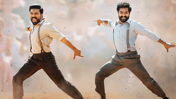 <div class="paragraphs"><p>Ram Charan and Jr NTR in a still from 'Naatu Naatu'<em>.</em></p></div>