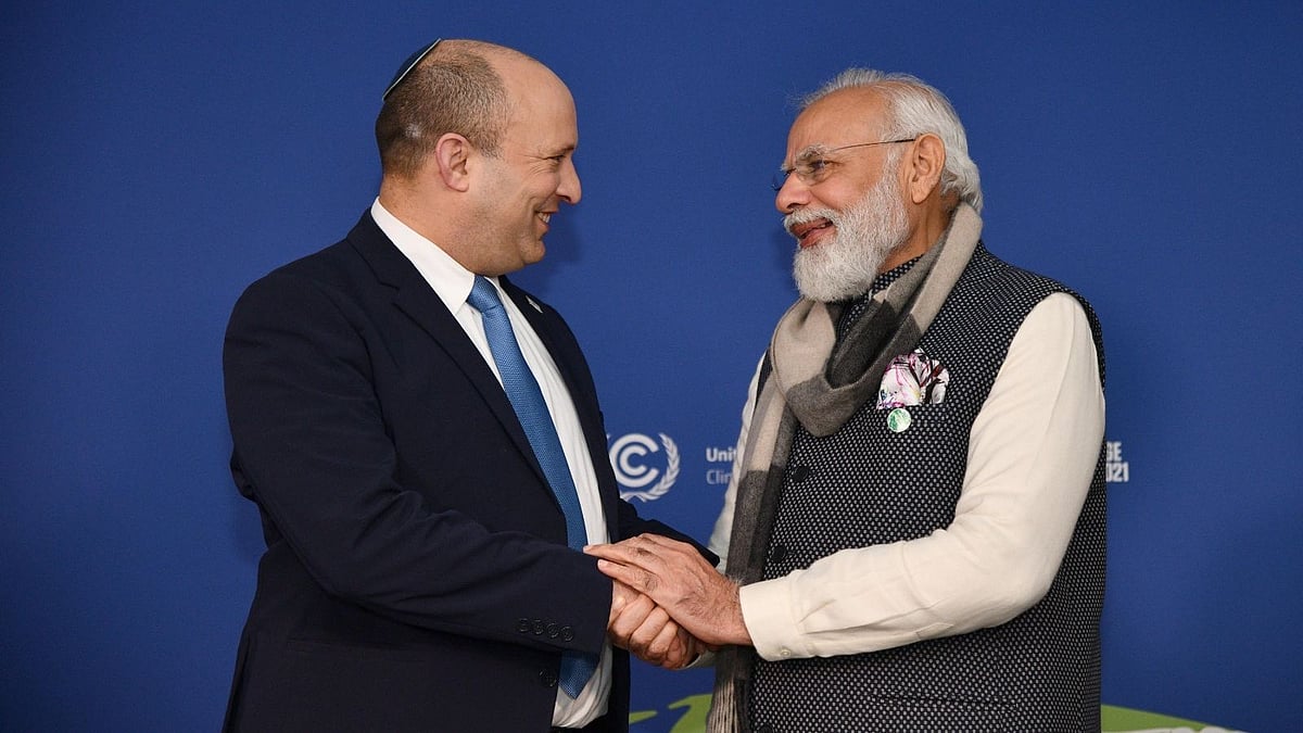 <div class="paragraphs"><p>Israel Prime Minister Naftali Bennett with India's PM Narendra Modi</p></div>