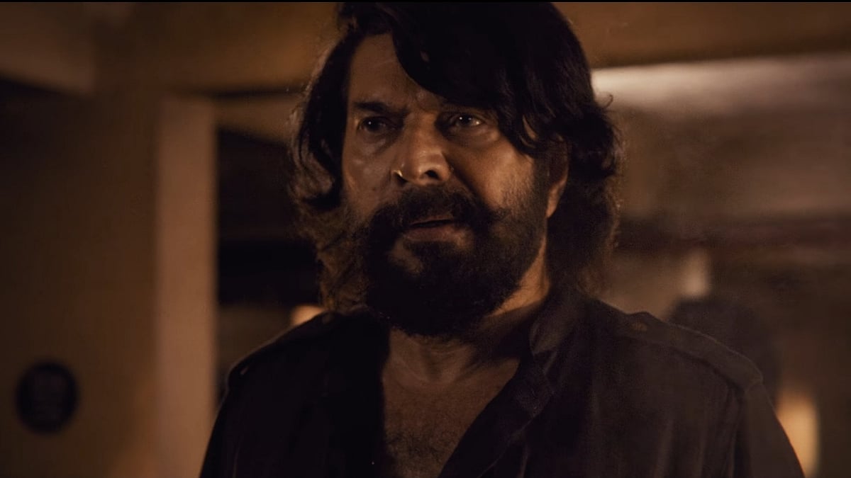<div class="paragraphs"><p>Mammootty in a still from Amal Neerad's <em>Bheeshma Parvam</em>.</p></div>