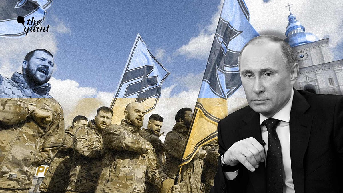 <div class="paragraphs"><p>Putin said he's invading Ukraine to 'denazify' the country. </p></div>