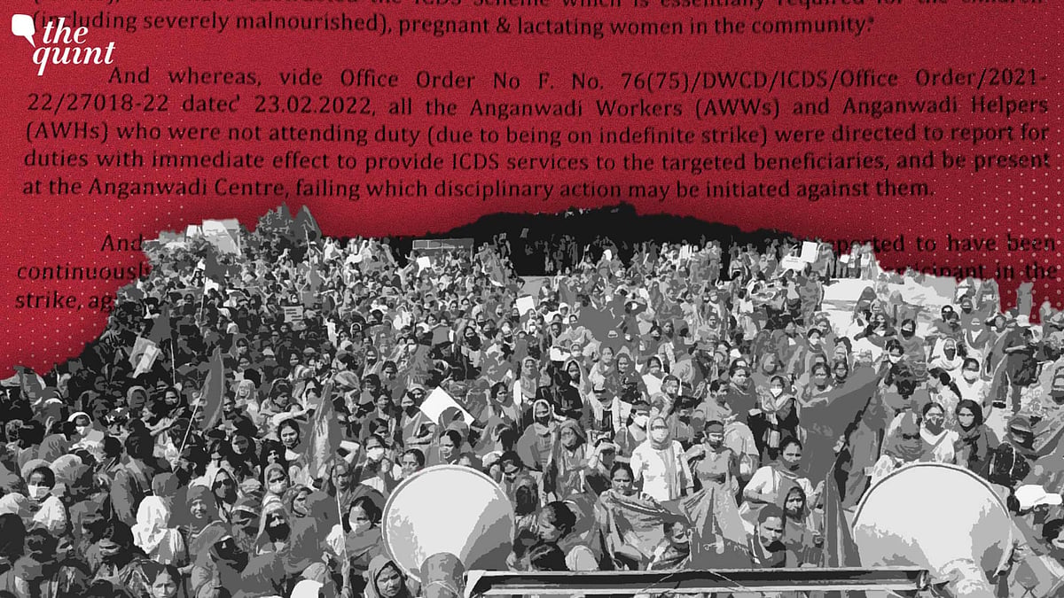 <div class="paragraphs"><p>Anganwadi workers and helpers who were protesting for better wages, have now started receiving termination notices. </p></div>