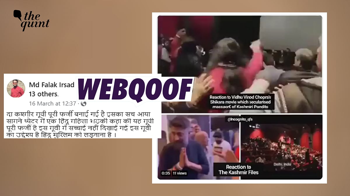 <div class="paragraphs"><p>Fact-Check | An old and unrelated video was shared as the reaction of a Hindu woman after watching 'The Kashmir Files'.</p></div>