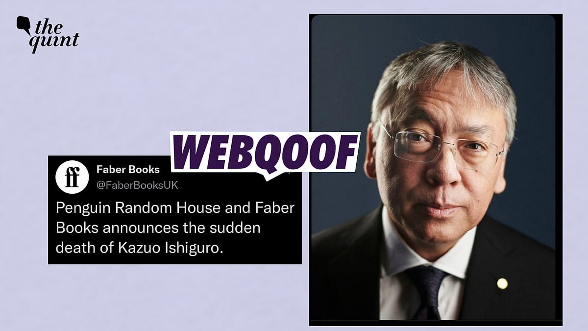 <div class="paragraphs"><p>Fact-Check | The tweet about Kazuo Ishiguro's death was later deleted. </p></div>
