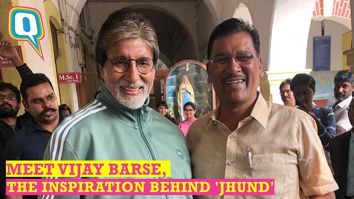 <div class="paragraphs"><p>Amitabh Bachchan plays a role inspired by Vijay Barse in <em>Jhund.</em></p></div>