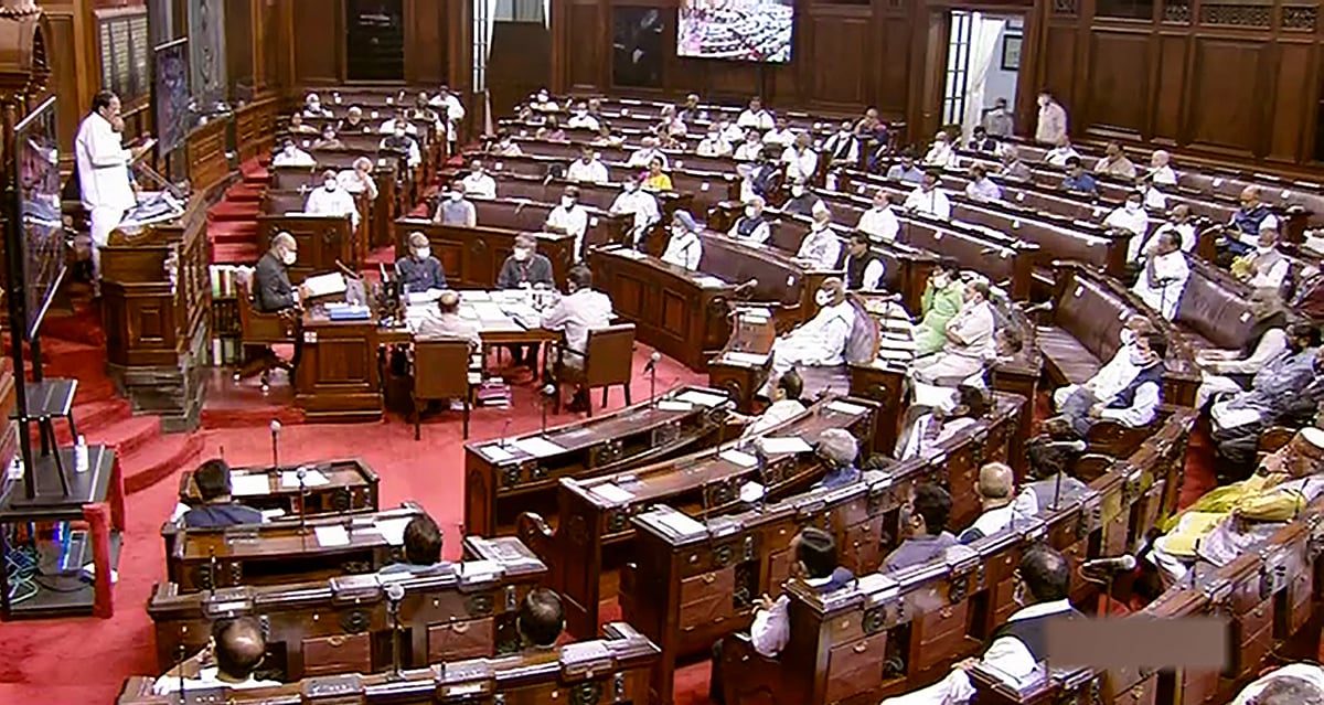 <div class="paragraphs"><p>Finance Minister Nirmala Sitharaman moved two Jammu and Kashmir Appropriation Bills in the Rajya Sabha on Monday, 21 March. Rajya Sabha has since returned the two bills to the Lok Sabha.</p></div>